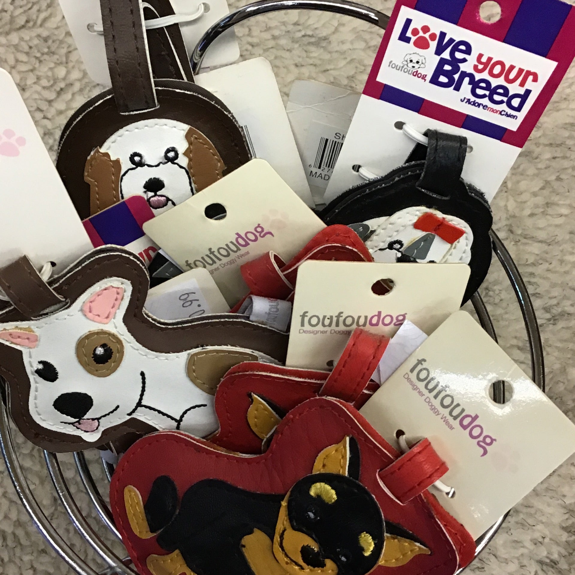 Dog hotsell luggage tags